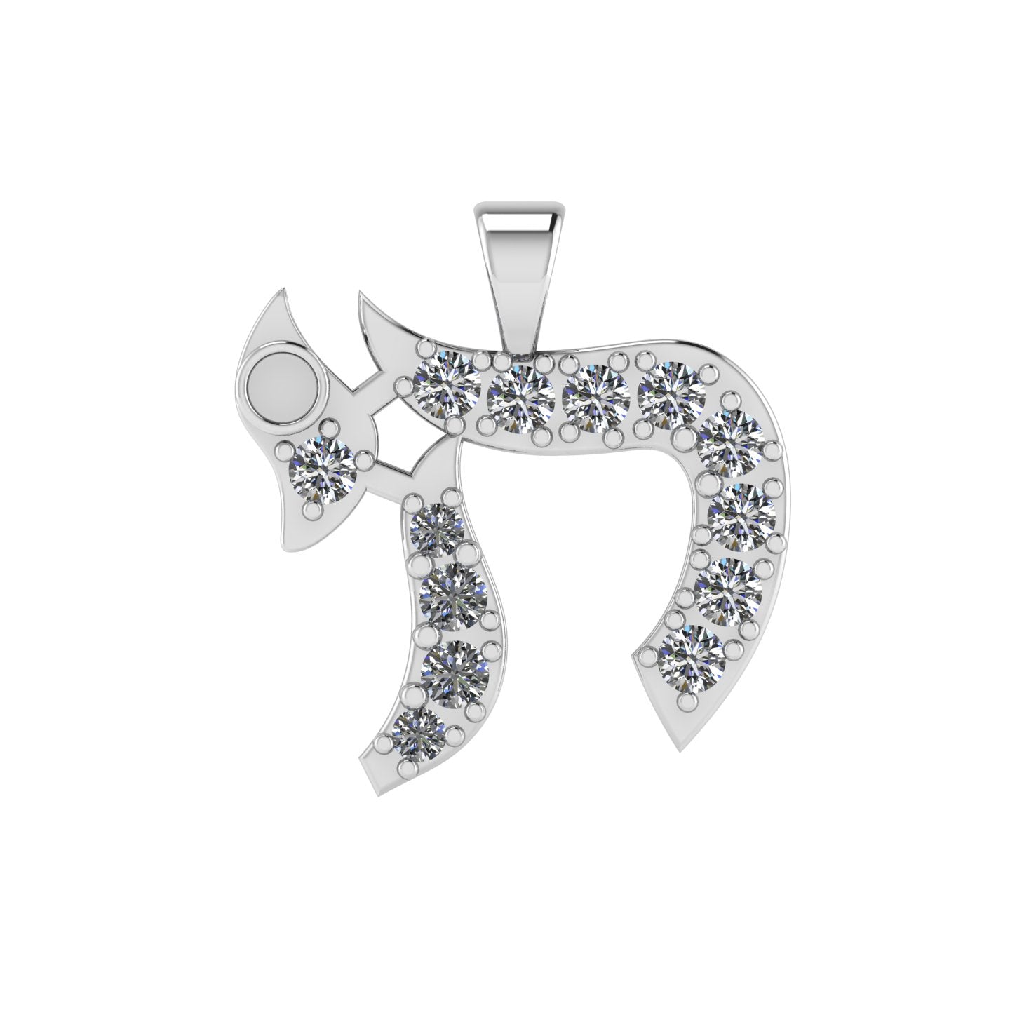 Chai Pendant featuring fabric from Elvis owned clothing with letter of authenticity