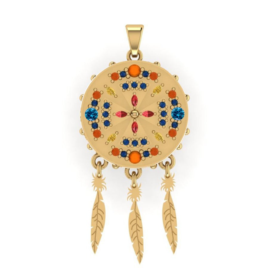 Indian Chief Inspired Jewelry Set