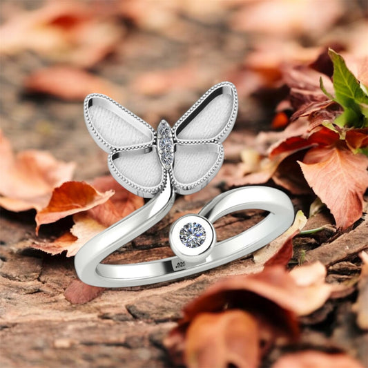 Smoky Mountain Butterfly Ring