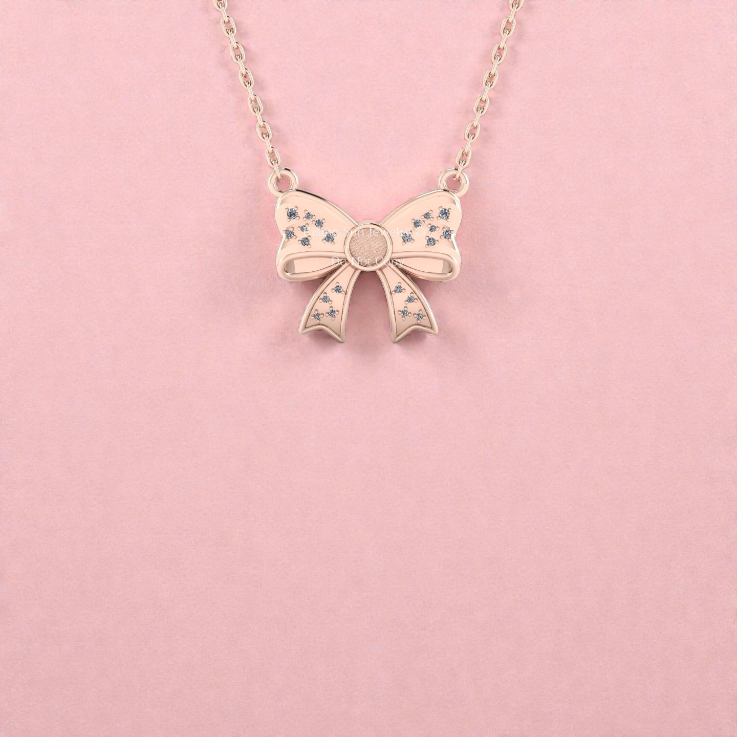Memphis Belle Bow Pendant- Magnolia