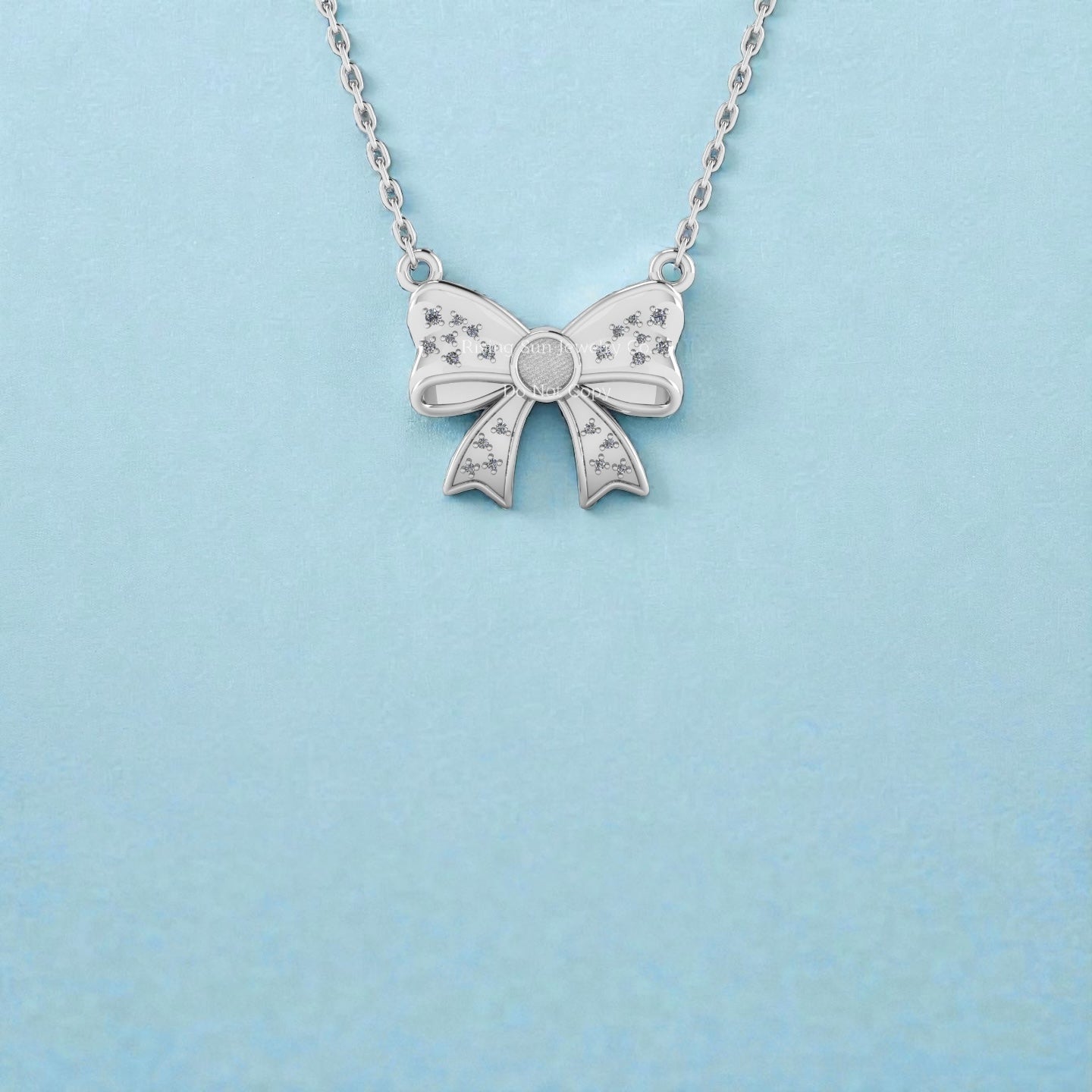 Memphis Belle Bow Pendant- Magnolia