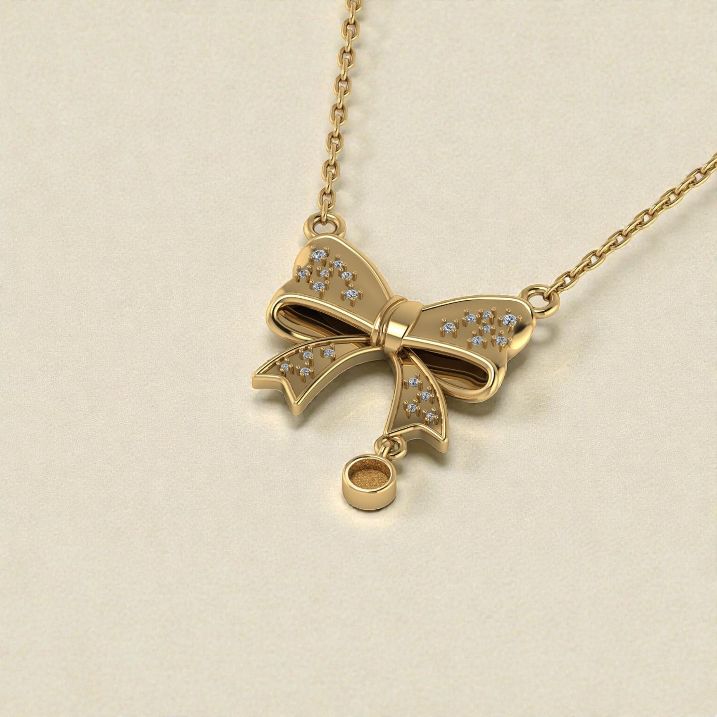 Memphis Belle Bow Pendant- Belle Epoque
