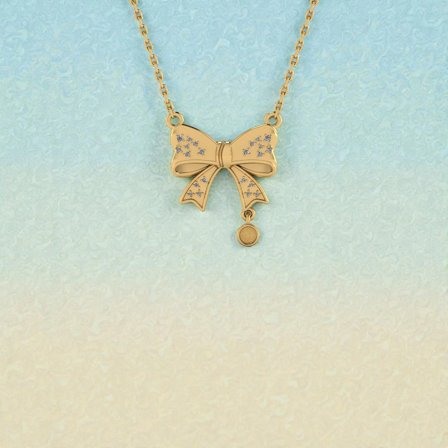 Memphis Belle Bow Pendant- Belle Epoque