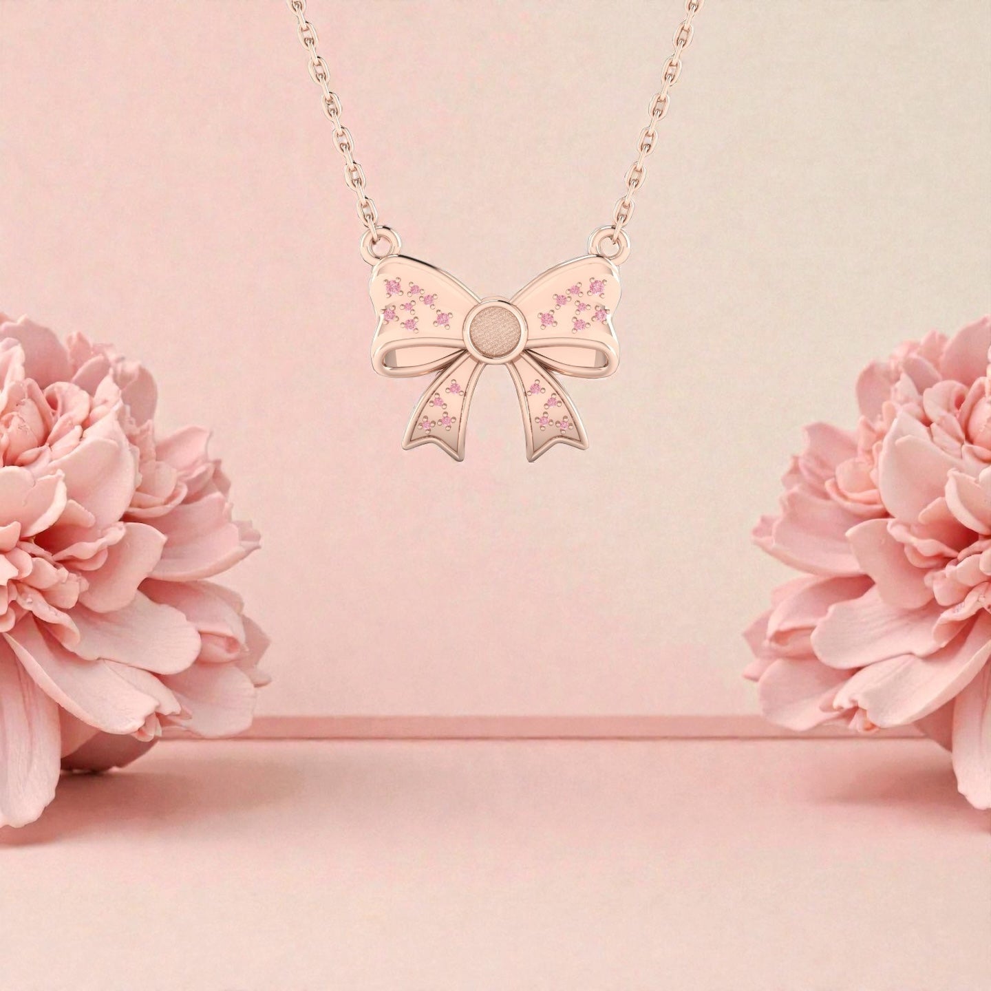 Memphis Belle Bow Pendant- Magnolia