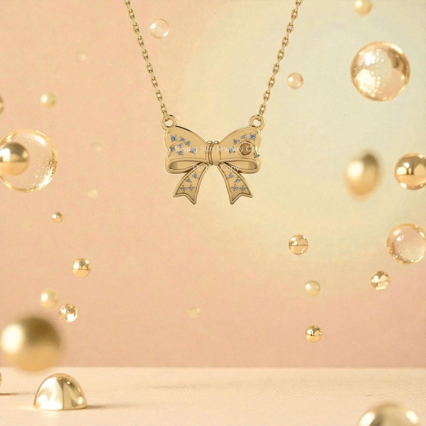 Memphis Belle Bow Pendant- Ribbon Belle