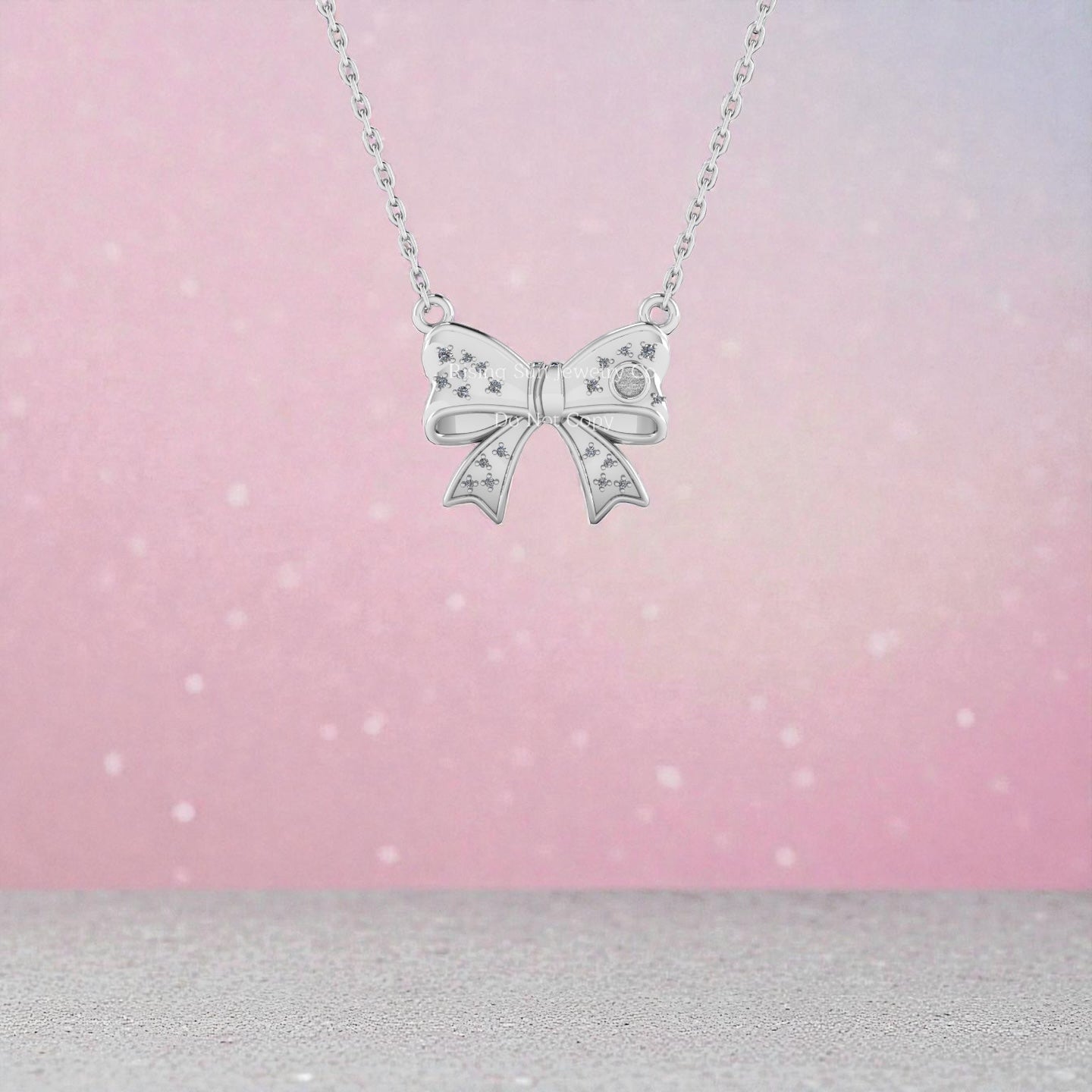Memphis Belle Bow Pendant- Ribbon Belle