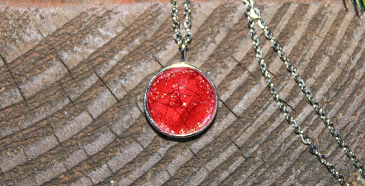 Memorial Necklace for Ashes, Hair, Fabric, Breastmilk