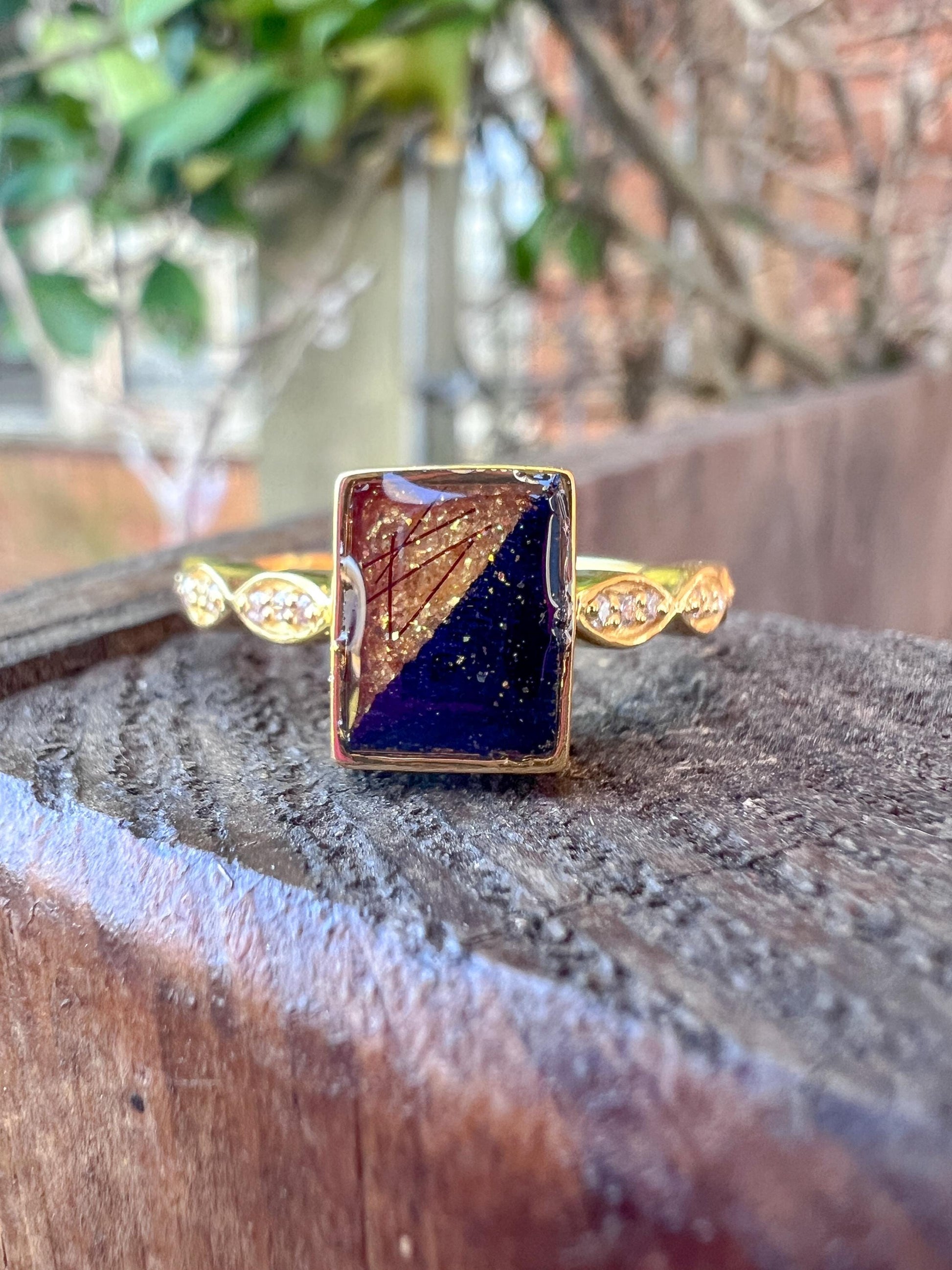 Women's Elvis Owned Clothing Swatch Ring With Letter of Authenticity