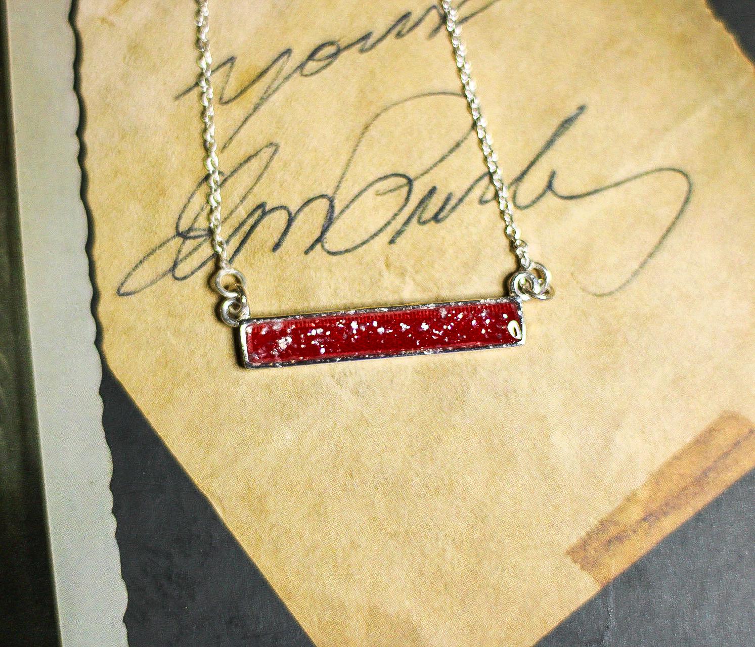 Elvis Owned Clothing Swatch Pendant Necklace With Letter of Authenticity