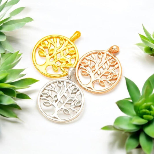 Elvis Owned Clothing Swatch Tree of Life Pendant Necklace With Letter of Authenticity