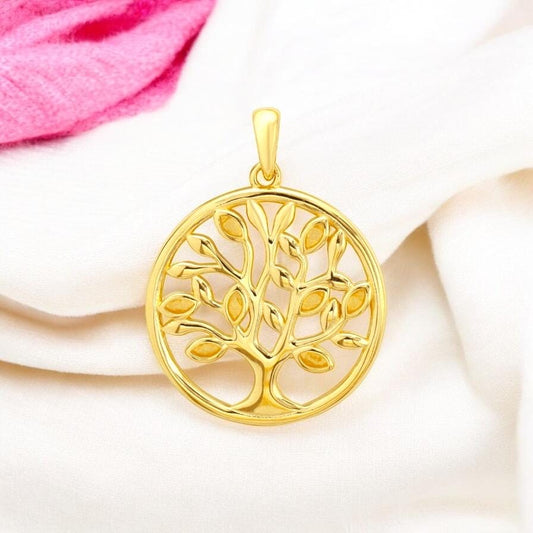 Elvis Owned Clothing Swatch Tree of Life Pendant Necklace With Letter of Authenticity