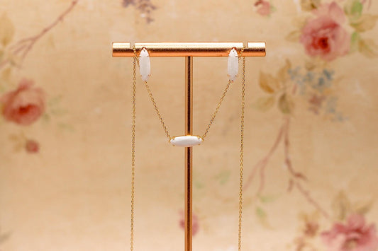 Stud Earrings-Elvis Owned Clothing Swatch With Letter of Authenticity