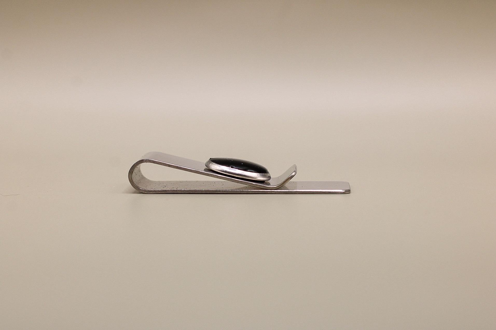 Men's money clip featuring fabric from Elvis owned clothing with letter of authenticity