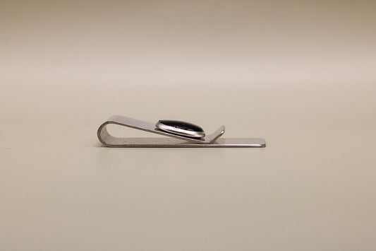 Men's money clip featuring fabric from Elvis owned clothing with letter of authenticity