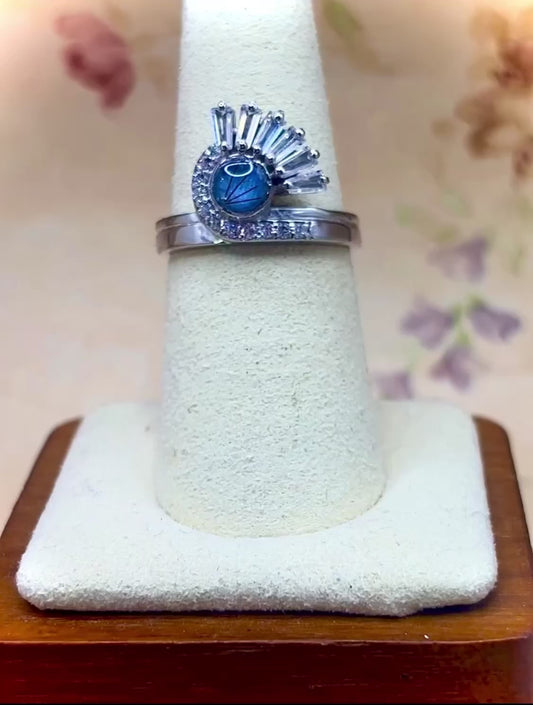 The Satnin’ Ring featuring fabric from Elvis owned clothing with letter of authenticity